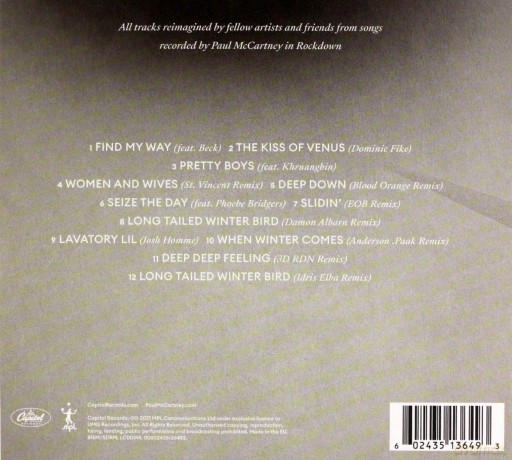 Paul McCartney: McCartney III Imagined [CD]