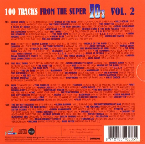 100 Tracks From the 70s Vol 2 [5CD]