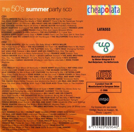 50's Summer Party [5CD]