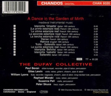A Dance in the Garden of Mirth [CD]