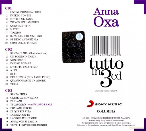 Anna Oxa: Anna Oxa [3CD]