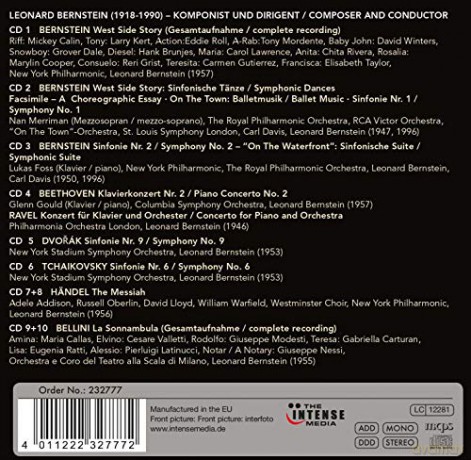Leonard Bernstein: Bernstein: Composer And Conduc [10CD]