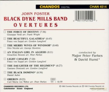 Black Dyke Mills Band: Black Dyke Mills Band Play Overtures [CD]
