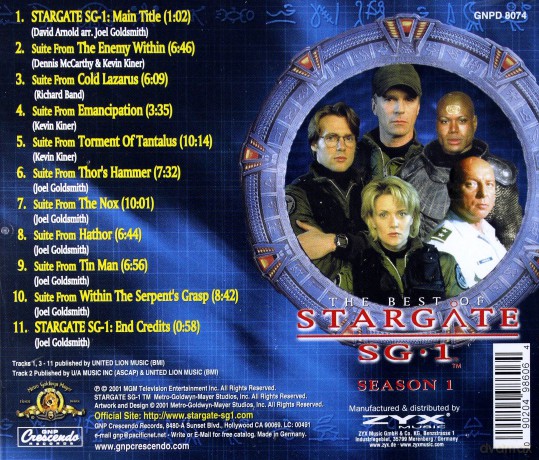 The Best Of Stargate SG 1 [CD]