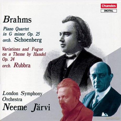 Johannes Brahms: Brahms: Piano Quartet in G Minor, Op. 25, Variations and Fugue on a Theme by Handel, Op. 24 [CD]
