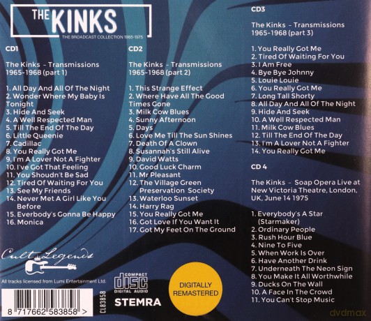 Kinks: Broadcast Collection 1965 - 1975 [4CD]