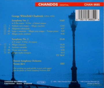 G.W. Chadwick: Chadwick: Symphonies 2&3 [CD]
