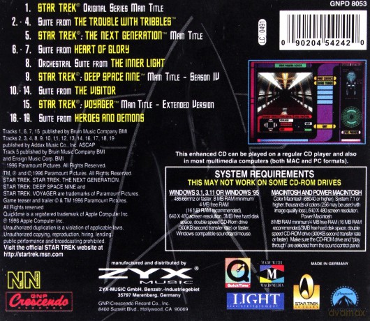 The Best of Star Trek: 30th Anniversary Special soundtrack [CD]
