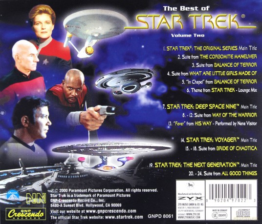The Best Of Star Trek Vol. 2 soundtrack [CD]