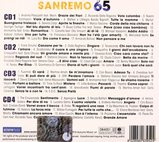 Festival Di Sanremo [4CD]
