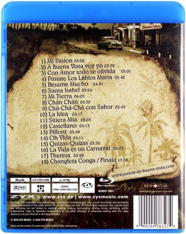 Pasion De Buena Vista - Bluray [Blu-Ray]