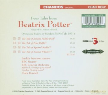 Stephen Mcneff: Four Tales From Beatrix Potter: Orchestral Suites by Stephen Mcneff [CD]