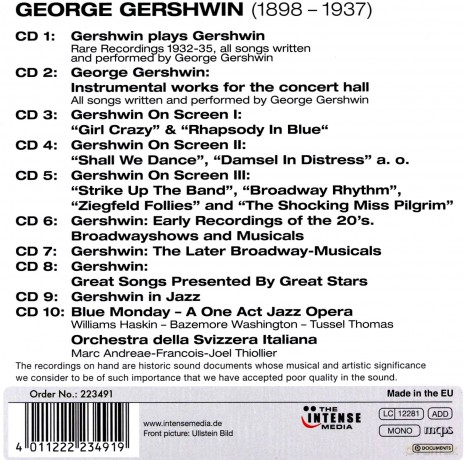 George Gershwin: George Gershwin - Portrait [10CD]