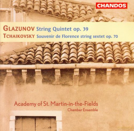 Asmf Chbr Ens: Glazunov: String Quintet, Op. 39; Tchaikovsky: Souvenir De Florence, Op. 70 [CD]