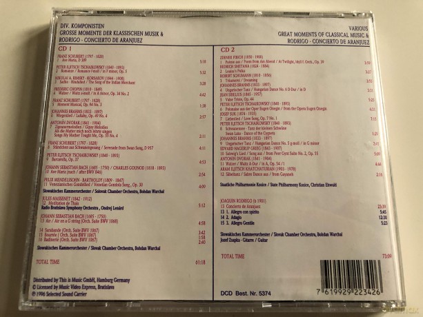 Great Moments Of Classical Music [CD]