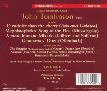 John Tomlinson: Great Operatic Arias [CD]