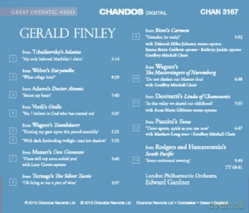 Gerald Finley: Great Operatic Arias: Gerald Finley [CD]