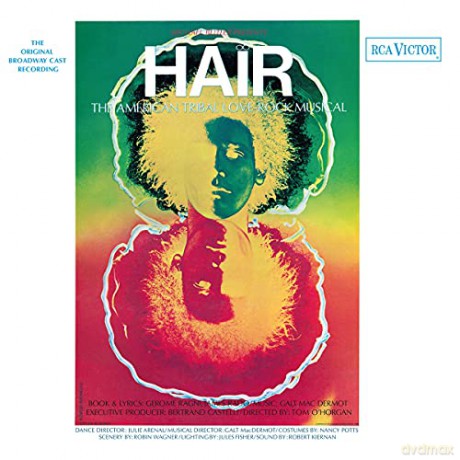 Hair (Original Broadway Cast) (Black + Booklet 8 Pag.) [2xWinyl]