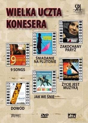 Wielka Uczta Konesera: 9 Songs / Dowód / Jak we śnie / Śniadanie na Plutonie / Zakochany Paryż / Życie jest muzyką [BOX] [6DVD]