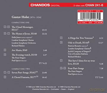 Della Jones: Holst: Choral Works [2CD]