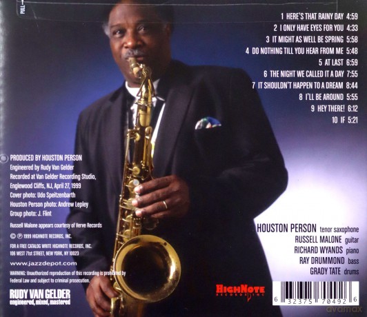 Houston Person: Soft Lights [CD]