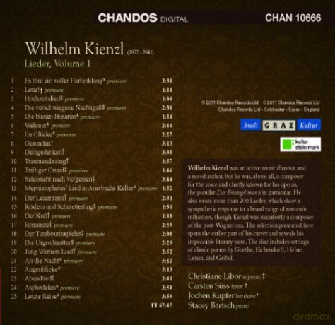 W. Kienzl: Kienzl: Lieder, Vol. 1 [CD]