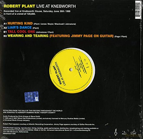 Robert Plant: Knebworth 1990 (RSD 21) [Winyl]