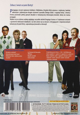 Brzydula Betty sezon 2 [BOX] [5DVD]
