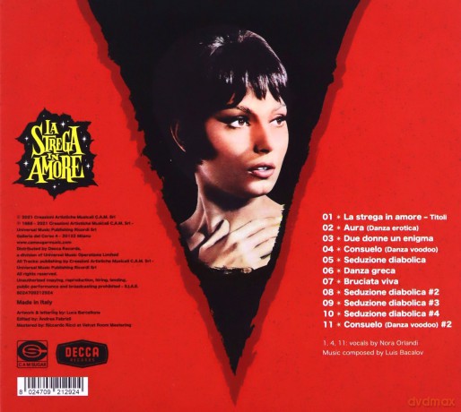 Luis Bacalov: La Strega In Amore [CD]