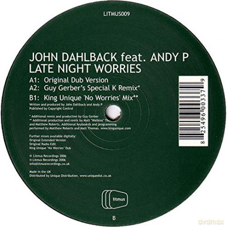 John Dahlbaeck: Late Night Worries [Winyl]