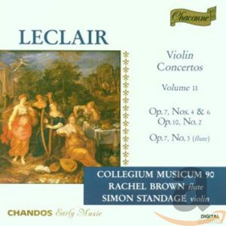 Simon Standage: Leclair: Violin Concertos, vol. 2 [CD]