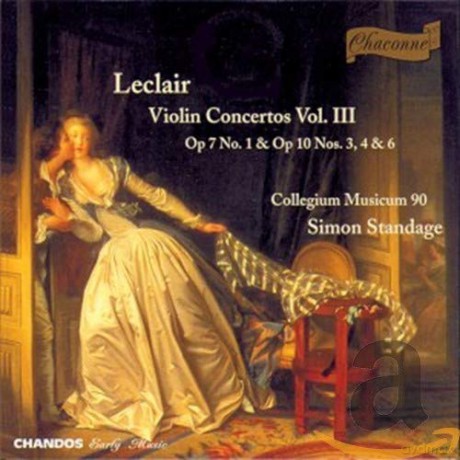 Simon Standage: Leclair: Violin Concertos, Vol. 3 [CD]