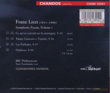 Franz Liszt: Liszt: Symphonic Poems, Vol. 1 [CD]