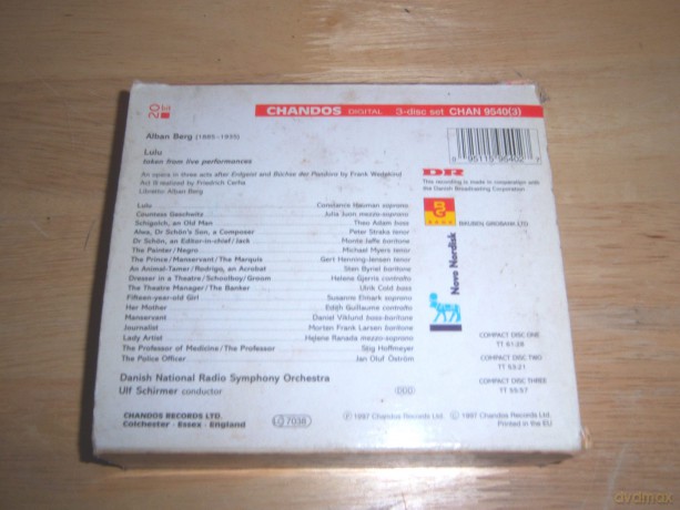 A. Berg: Lulu [3CD]