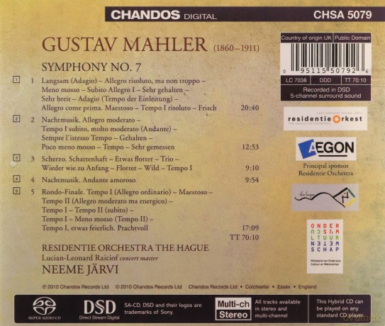 Gustav Mahler: Mahler: Symphony No 7 [SACD]
