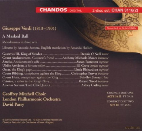 Giuseppe Verdi: Masked Ball [2CD]