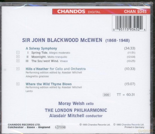J.B. Mcewen: Mcewen: Solway Symphony, Hills o' Heather, Where the Wild Thyme Blows [CD]