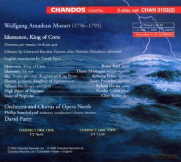 Wolfgang Amadeus Mozart: Mozart: Idomeneo [2CD]