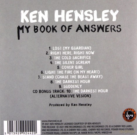 Ken Hensley: My Book Of Answers [CD]
