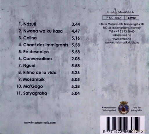 Ivan Mazuze: Ndzuti - With Omar Sosa and Manou Gallo [CD]