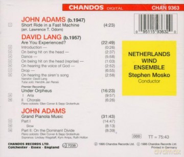 John Adams: Netherlands Wind Ensemble [CD]