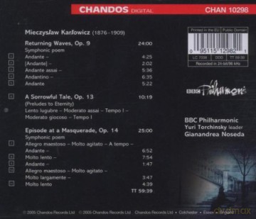 M. Karlowicz: Orchestral Works 3 [CD]