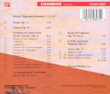 J.N. Hummel: Piano Works [CD]
