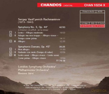 S. Rachmaninov: Rachmaninov: Symphony No. 3/ Symphonic Dances [CD]