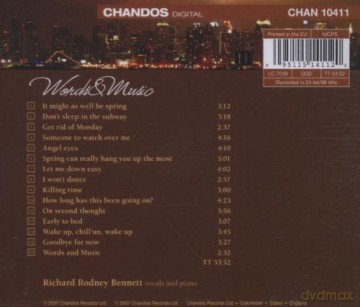 Richard Rodney Bennett: Richard Rodney Bennett: Words and Music [CD]