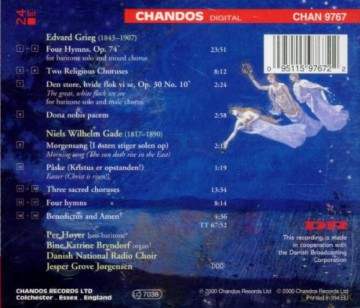 Edvard Grieg: Sacred Choral Works [CD]