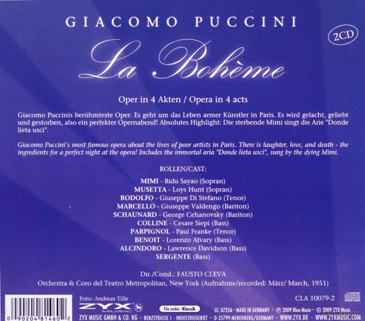 La BohEme [2CD]