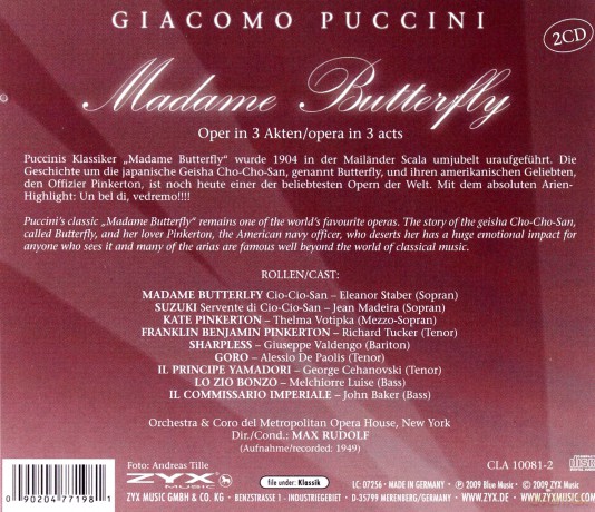 Madame Butterfly [2CD]