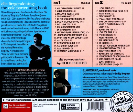 Ella Fitzgerald: Sings The Cole Porter.. [2CD]