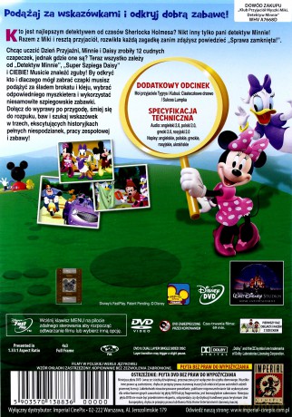 Klub przyjaciół Myszki Miki: Detektyw Minnie (Disney) [DVD]